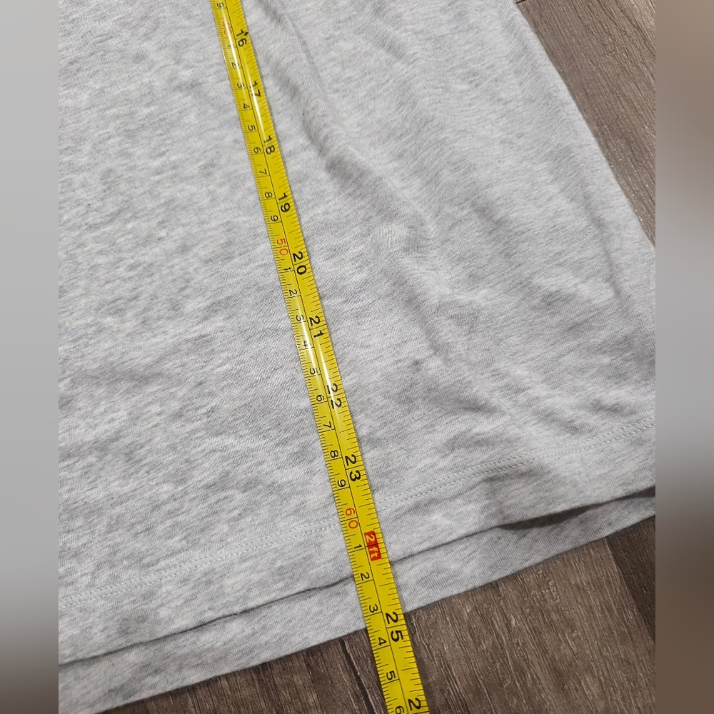 NWOT SKIMS RELAXED TEE SHIRT HEATHER GRAY XXS OVERSIZED quiet Luxury - Picture 8 of 11